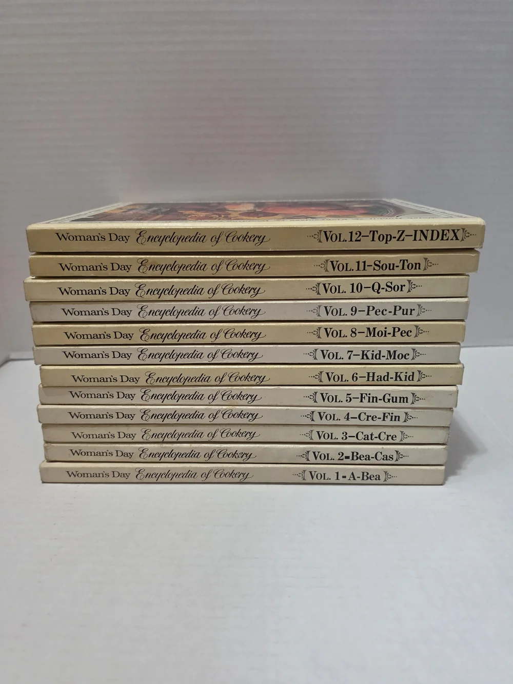 Woman’s Day Encyclopedia of Cookery 12-Volume Set 1966 Vintage Cookbooks Kitchen